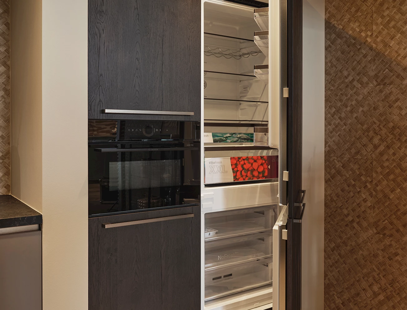 Koel-vriescombinatie inbouw